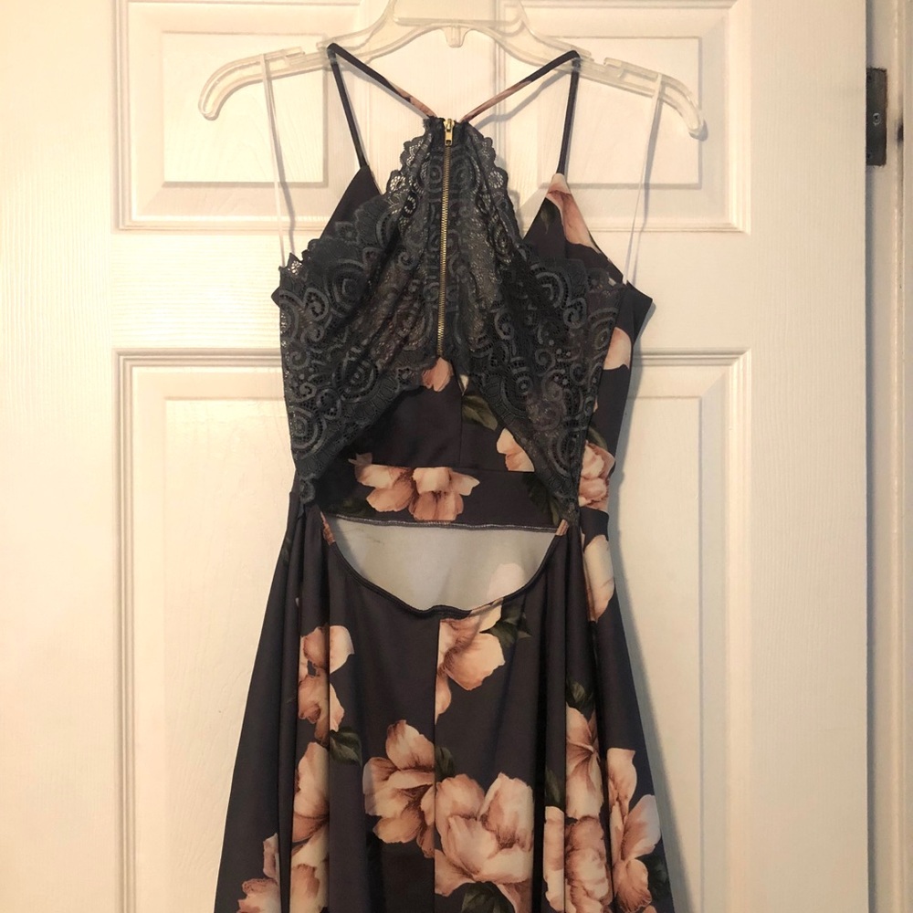 Cut Out Back Dress